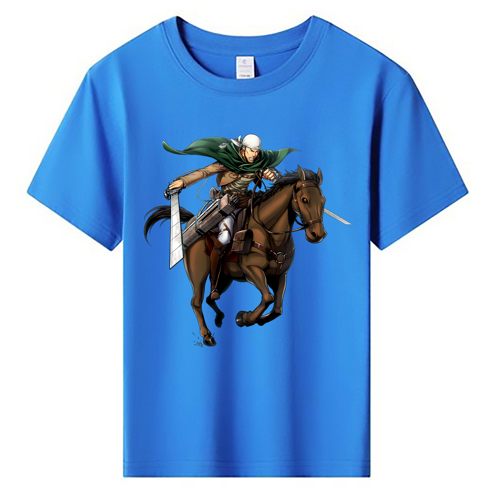 （画像用） 進撃の巨人 Attack on Titan 綿100％キッズTシャツ（フロントプリント）